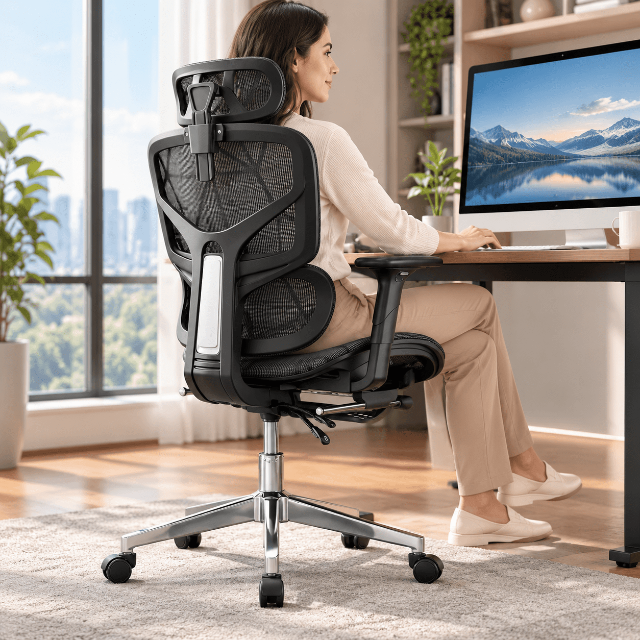 ergonomic office chair mesh computer product