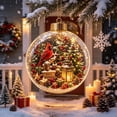thumbnail image 5 of Eagokdc Christmas Light‑Up Globe Hanging Ornaments Clear Ball Decorations, Farmhouse Hanging Decor for Christmas Tree Wall Window Ceiling, 5 of 6