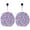 Purple, variant on MEETSWEET Chenille quick drying towels and hand towels, 2 pieces(green)