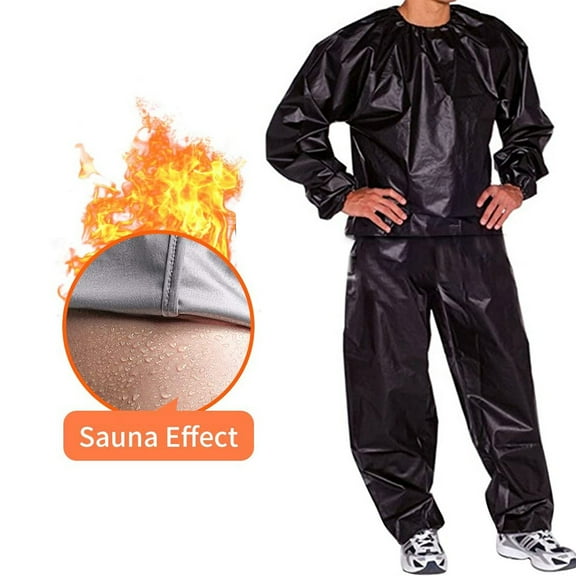Fitness Sweat Sauna Suit Weight Loss Full Body Sweat Sauna Suit Exercise Gym Anti Rip PVC for Men Women