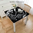 thumbnail image 2 of nygtbtfer on the - Table Cloth TableCloths Reusable Table Covers Durable Outdoor Table Cloths Cover Protector For Parties Kitchen Dining Elastic Edge, 2 of 7