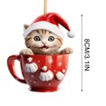 thumbnail image 5 of Moocorvic Christmas Cat Pendants Cute Christmas Tree Ornaments, Christmas Decorations for Tree, Home, Winter Party, Holiday Party Gifts, 5 of 6