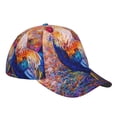 thumbnail image 3 of Daiia Rooster Oil Painting Baseball Cap Men Women Classic Adjustable For Running Workout And Outdoor Activitie All Season Dad Hat Gift, 3 of 9