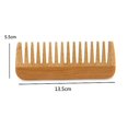 thumbnail image 2 of Peine de dientes anchos WEIHJMXG peine grande para desenredar el cabello 14 cm x 5 cm, 2 of 5
