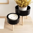 thumbnail image 4 of hometrends Jet Plant Stand with Tripod Base, 4 of 8