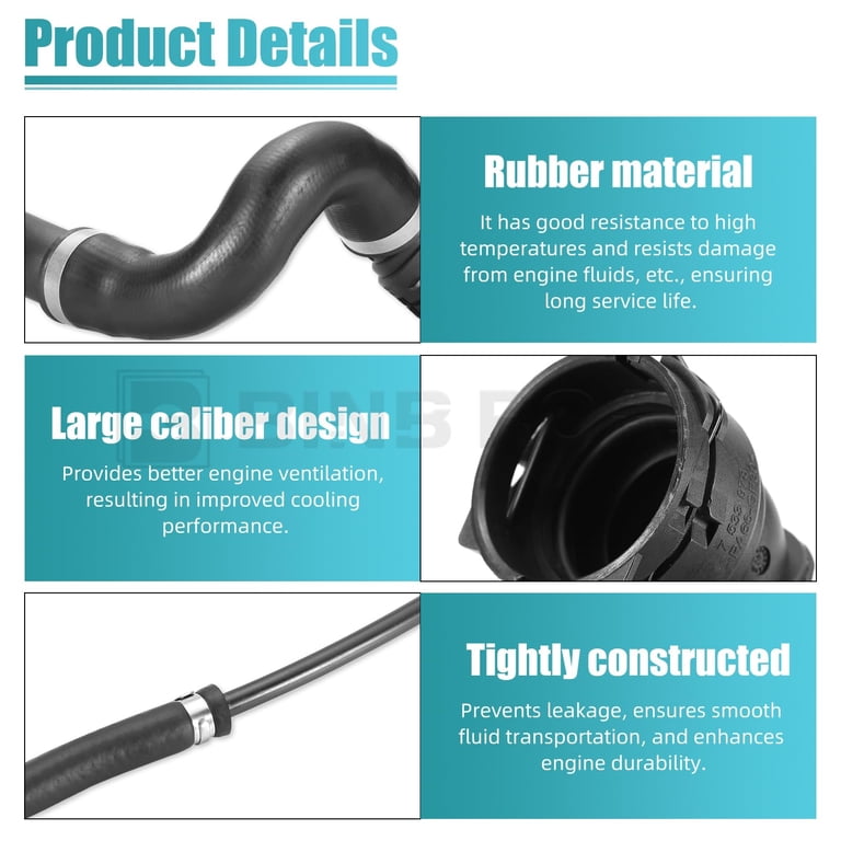 LABLT Lower Upper Radiator Coolant Hose+Vent Hose For 2006-2013 BMW LABLT Lower Upper Radiator Coolant Hose+Vent Hose For 2006-2013 BMW