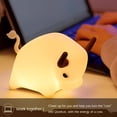 thumbnail image 3 of Cow Night Light for Kids Cute Silicone LED Animal Baby Nursery Nightlight Dimming Lamp,Portable USB Rechargeable for Kids Bedroom, 3 of 8