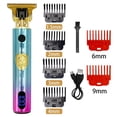 thumbnail image 1 of Cortadora de pelo T9, cortadora de pelo eléctrica, afeitadora inalámbrica, cortadora de pelo de 0mm para hombres, Máquina para cortar cabello de peluquero, máquina T recargable para cortar barba Tan Jianjun  unisex, 1 of 2