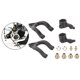thumbnail image 5 of Accesorio de actualización de soporte de cubo de s de dirección de inferior de aleación para 1:10 Repuestos de accesorios de coch Negro Baoblaze portador del eje de dirección del coche rc, 5 of 7