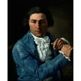 thumbnail image 2 of Pietro Labruzzi 12x14 Black Ornate Wood Framed Double Matted Museum Art Print Titled: Portrait of the Architect Giuseppe Valadier (C. 1795), 2 of 5