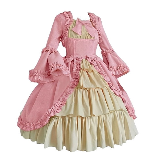 Disfraz Gótico Medieval Minnieouse Rosa 5XL