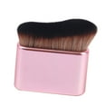 thumbnail image 2 of Brocha de maquillaje para base, brocha Kabuki, cobertura total, difuminado, herramienta de maquillaje para polvos, líquidos, bronceadores, coloretes y Rosa púrpura, 2 of 8