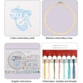 thumbnail image 3 of Kit de Démarrage Broderie pour Enfants, Kit de Broderie Point de Croix Fait Main Mermaid DIY, 3 of 5