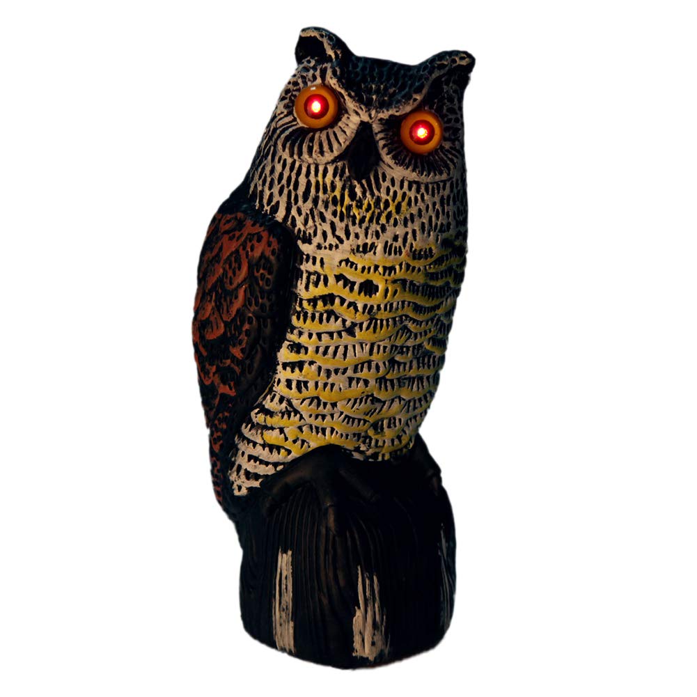 Sunisery Owl Statues for Yard and Garden Protector, Fake Owl Decoration
