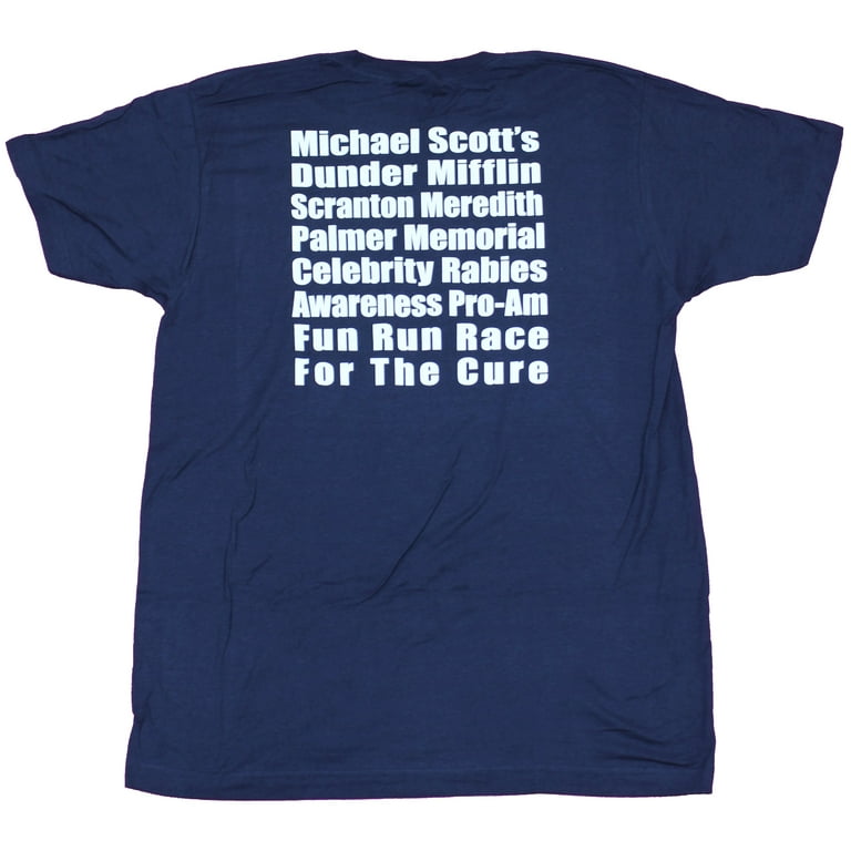 The Office Mens T Shirt Michael Scott Fun Run Race For The Cure