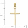 thumbnail image 3 of 10K Yellow Gold Polished Cross Pendant (26.5 X 11) Made In United States 10k8404, 3 of 5