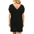 thumbnail image 2 of Christina Blue Women's V-Neck Coverup Dress, 2 of 2