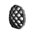 thumbnail image 2 of Dragon Scales Easter Egg Decor, Minimalist Line Art Sculpture Accent, 2 of 7