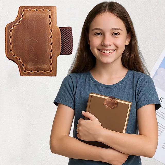 Custom Mark Bookmark With Pen Holder Personalized Leather Pen Holder Bookmark Customized Leather Bookmarks For Reading Women Book Lovers Notebook