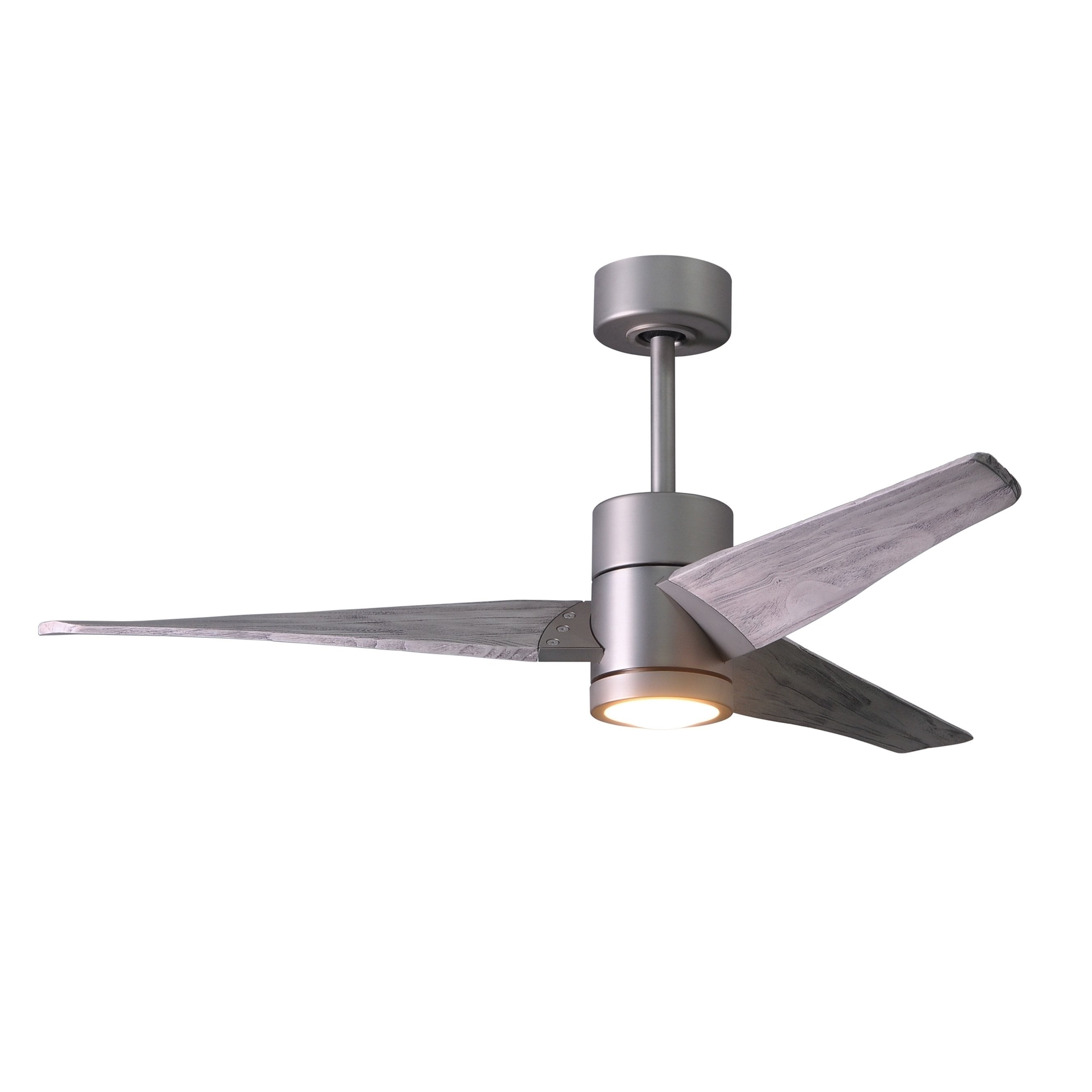 Atlas Super Janet 52 Brushed Nickel Ceiling Fan With Barn Wood Tone Blades Walmart Com