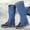 Blue, variant on Outdoor Mountain Hiking Hunting Boot Gaiters Waterproof Snow Snake High Leg Shoes Cover