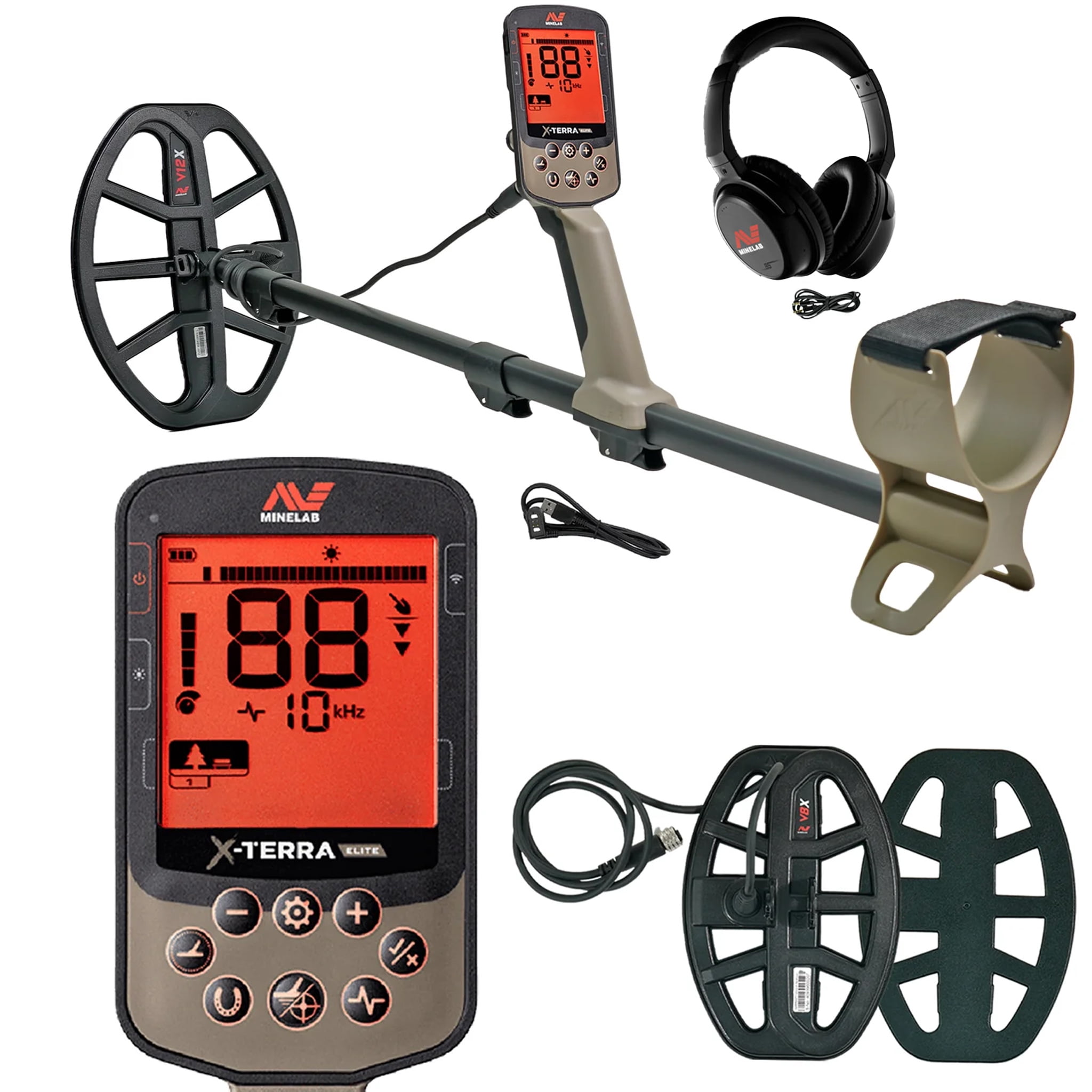 Minelab X-TERRA Elite Expedition Pack Waterproof Metal Detector with PRO-FIND 40 Pinpointer, Backpack & Adventure Pack