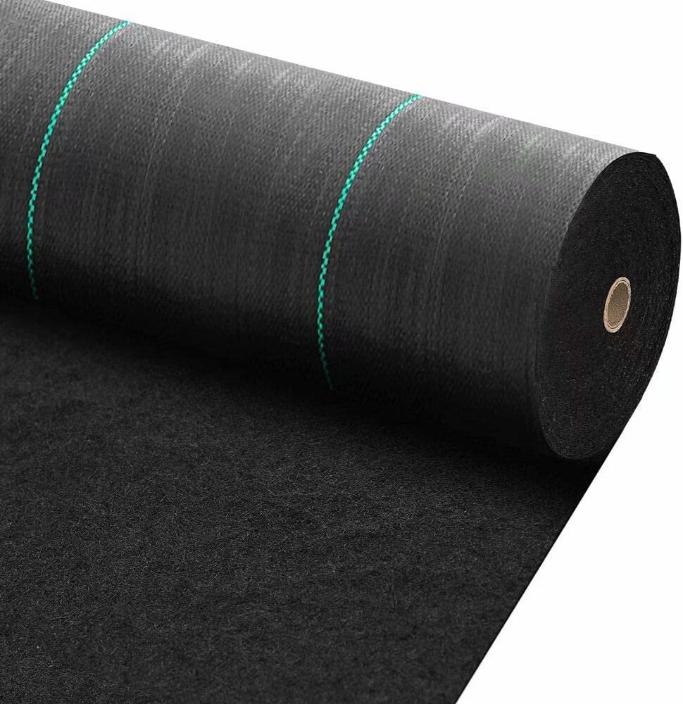 Weed Barrier Landscape Fabric Heavy Duty Durable Weed Blocker Cover Outdoor Gardening Weed Control Mat Garden Driveway Ground Cover Weed Cloth Geotextile Fabric 5.8oz 4ft x 300ft 4ft x 300ft