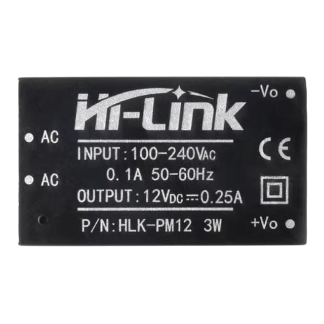 HLK-PM01/03/12 Convertidor de módulo de fuente de alimentación reductor AC-DC (HLK PM12)