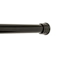 thumbnail image 1 of Tailor & Taylor 1 Inch Decorative Curtain Rod, 72 inches Width Windows Rod with Y Style Bracket with Metal Wall Mount Brackets Finials for Living Room, Kitchen and Windows (Bronze), 1 of 1