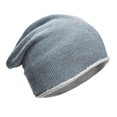 thumbnail image 3 of Up To $10 Baseball Caps Blue Confinement Hat All-match Hedging Cap Plus Velvet Warm Cold Hat Knitted Pile Hat, 3 of 5