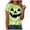 #style-05 Green, variant on Ahadesign Fall Womens Clothes Plus Size Halloween Shirts for Women Pumpkin Graphic Tshirt Fall Casual Short Sleeve Tee Tops (Purple,3XL)