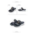 thumbnail image 4 of Zapatos informales con cojín de aire en la parte inferior y tacón de cuña, talla grande, 4 of 4