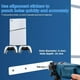 thumbnail image 5 of Soporte de pared para PS5 Slim, soporte para PS5 Slim con 2 soportes extraíbles para mandos, kit de montaje en pared para PS5 detrás del televisor, estante para juegos PS5 Slim para pared, 5 of 8
