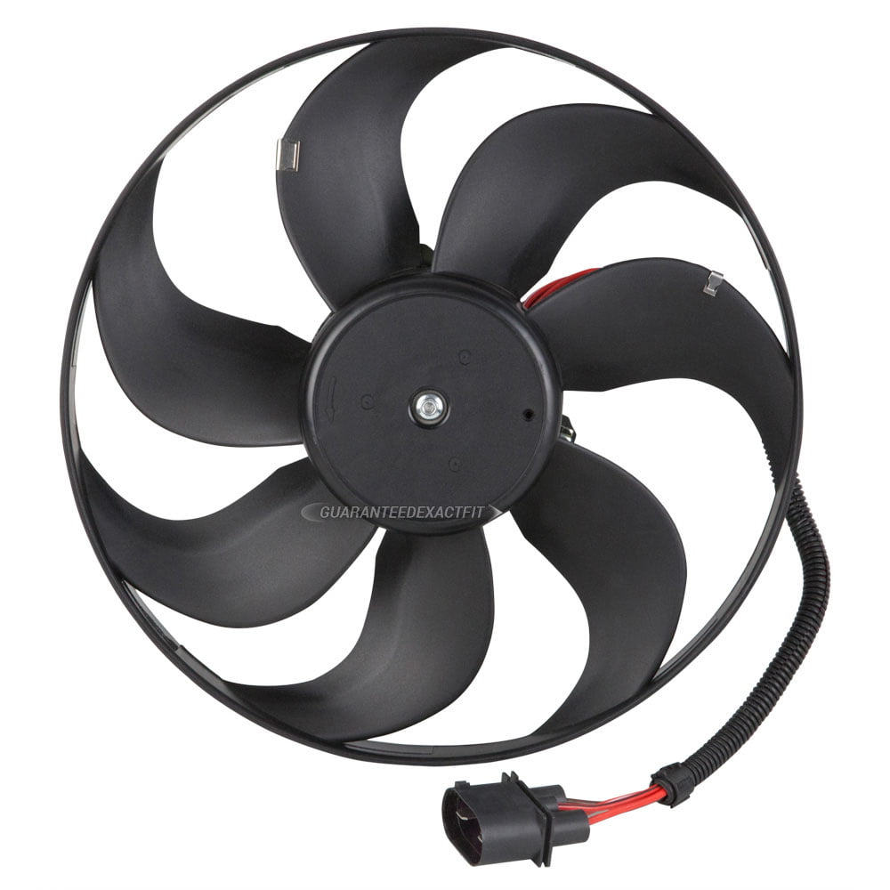 Electric Condenser Cooling Fan Assemb For 1999-2005 Volkswagen Jetta Passe Side