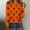 Red, variant on Women's Halloween Funny Bat T-Shirt Pumpkin Long Sleeve Novelty Costume Top Tees Women Fashion Casual Long Sleeve Round Neck Printed Tops Shirts Blouses Tops Beige M