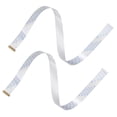 thumbnail image 1 of Unique Bargains FFC Cable 0.5mm Pitch 30 Pin 400mm Flat Ribbon Cable for LCD Screen A Type 2 Pack, 1 of 6