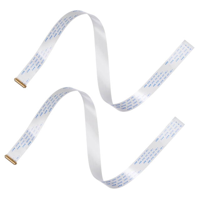 Unique Bargains FFC Cable 0.5mm Pitch 30 Pin 400mm Flat Ribbon Cable for LCD Screen A Type 2 Pack