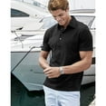 thumbnail image 2 of Tee Jays Mens Pima Short Sleeve Cotton Polo Shirt, 2 of 3