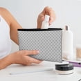 thumbnail image 7 of Cauagu Gray Plaid for Tyvek Makeup Bag,Reusable Travel Cosmetic Bag Women Organizer Toiletry Bag Birthday,Gifts for Women Girlfriend Mom Teacher 6.5’’*8.9’’, 7 of 7