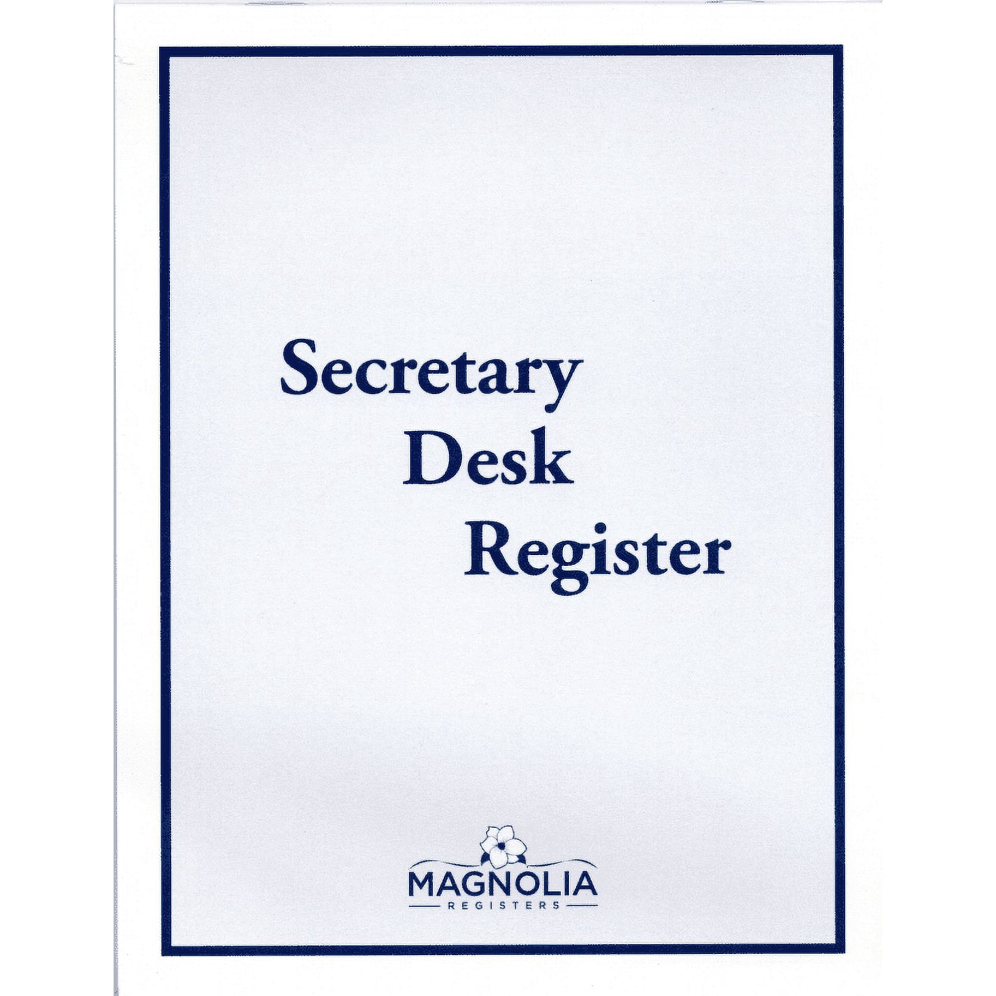 Magnolia Registers Check Registers for Deskbook Checks, Secretary Desk Register, Size: 6 3/8 x 8 1/4 (5)