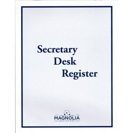 Magnolia Registers Check Registers for Deskbook Checks, Secretary Desk Register, Size: 6 3/8 x 8 1/4 (5)