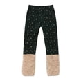 thumbnail image 2 of Richie House Girls' Pants with Snowflakes and Fluffy Cuffs RH0886, 2 of 2