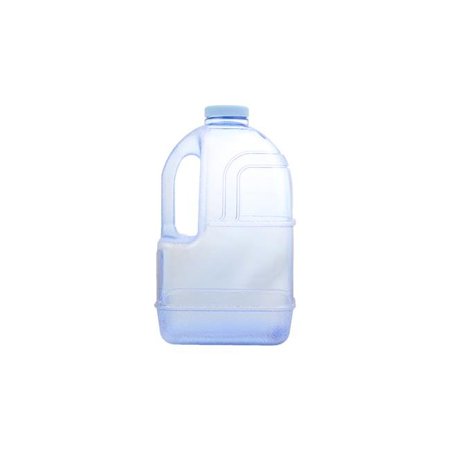 

1 gal Square Water Bottle with 48 mm Cap Natural Blue