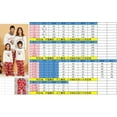 thumbnail image 2 of Christmas Pjs Family Set Cotton Funny Santa Claus Letter Printed Long Sleeve, 2 of 7