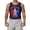 Dark Purple, variant on Mens 250 Years Usa Tank Top Casual American Flag Pattern T-Shirts Gym Sleeveless Top Trend 1776-2026 Print Shirts Royal Blue 2XL
