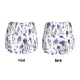 thumbnail image 5 of Picia Lavender Bicycle Pattern Women's 2 in 1 Athletic Running Shorts High Waisted Workout Casual Gym Sweat Shorts with Comfy Liner Zipper Pockets-X-Large, 5 of 9