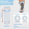 thumbnail image 2 of 2025 Housse de Genou Haute Qualité pour Douche Adulte KT2115-L Imperméable, 2 of 5