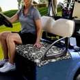 thumbnail image 3 of Xoenoiee Leopard Golf Pattern Universal Fit Golf Cart Seat Covers, Comfortable Golf Cart Seat Blanket Accessories, Travel Sports Golf Cart Seat Covers, 3 of 5