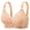 Beige BG36, variant on Womans Bras Women‘s Underwear Lace No Underwire Bras Solid Color Fashion Thin Brassiere Loose Everyday Wear Beige 36