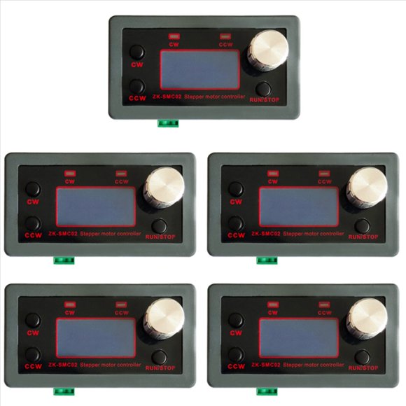5X -SMC02 Controlador de Controlador de Motor Paso una Paso Tablero Integrado Módulo de Control de Ángulo de Velocidad de Pulso de /Retroceso para Motor 42 57